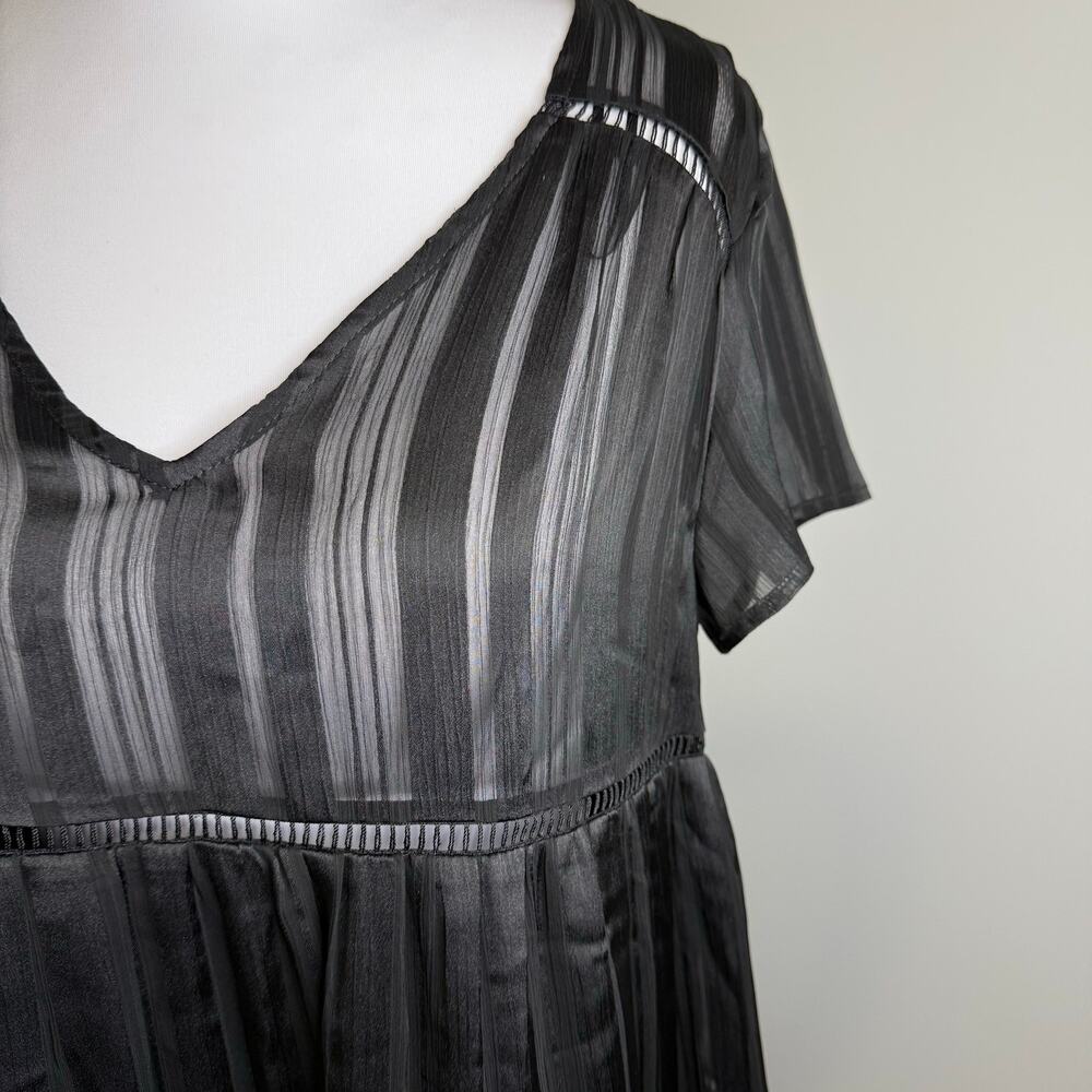 Urban Outfitters Sheer Tiered Mini Dress – Size XS - Picture 2 of 4